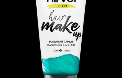 Hair make up turquoise